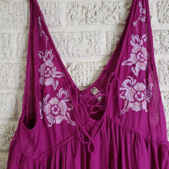 Free People Embroidered Aida Slip Dress - Picture 5 of 8